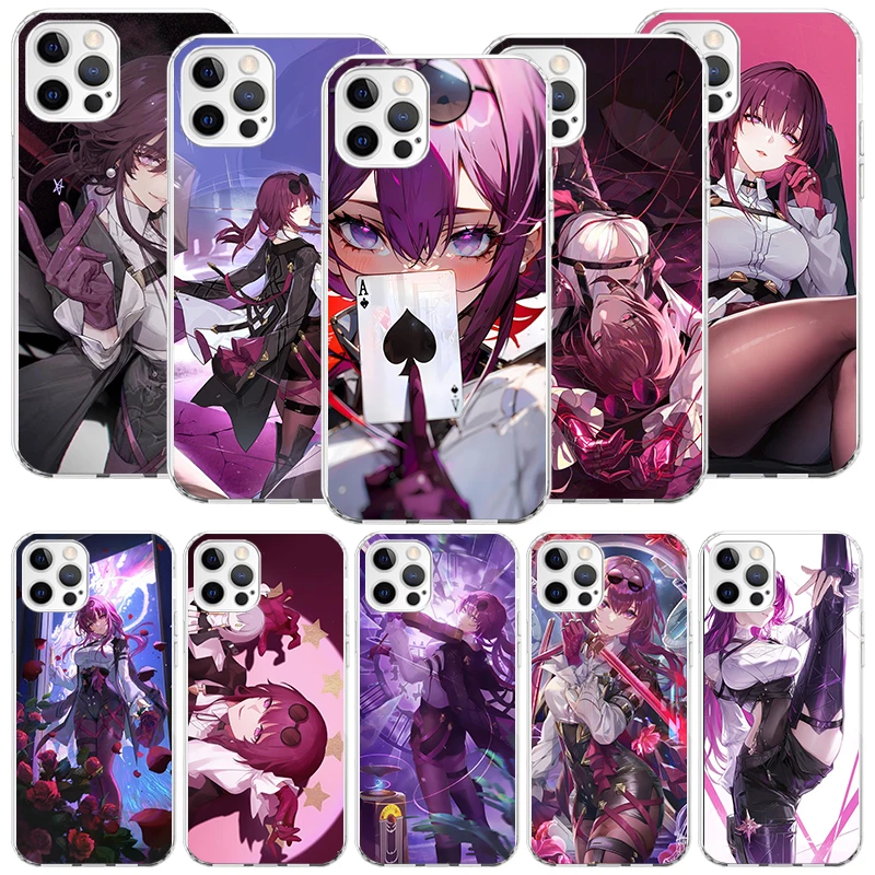 Honkai Star Rail Kafka Phone Case For iPhone 16 15 Plus 11 14 Pro Max 13 12 Mini XS X 7 8 + SE Pattern Customized Couqe Cover 11