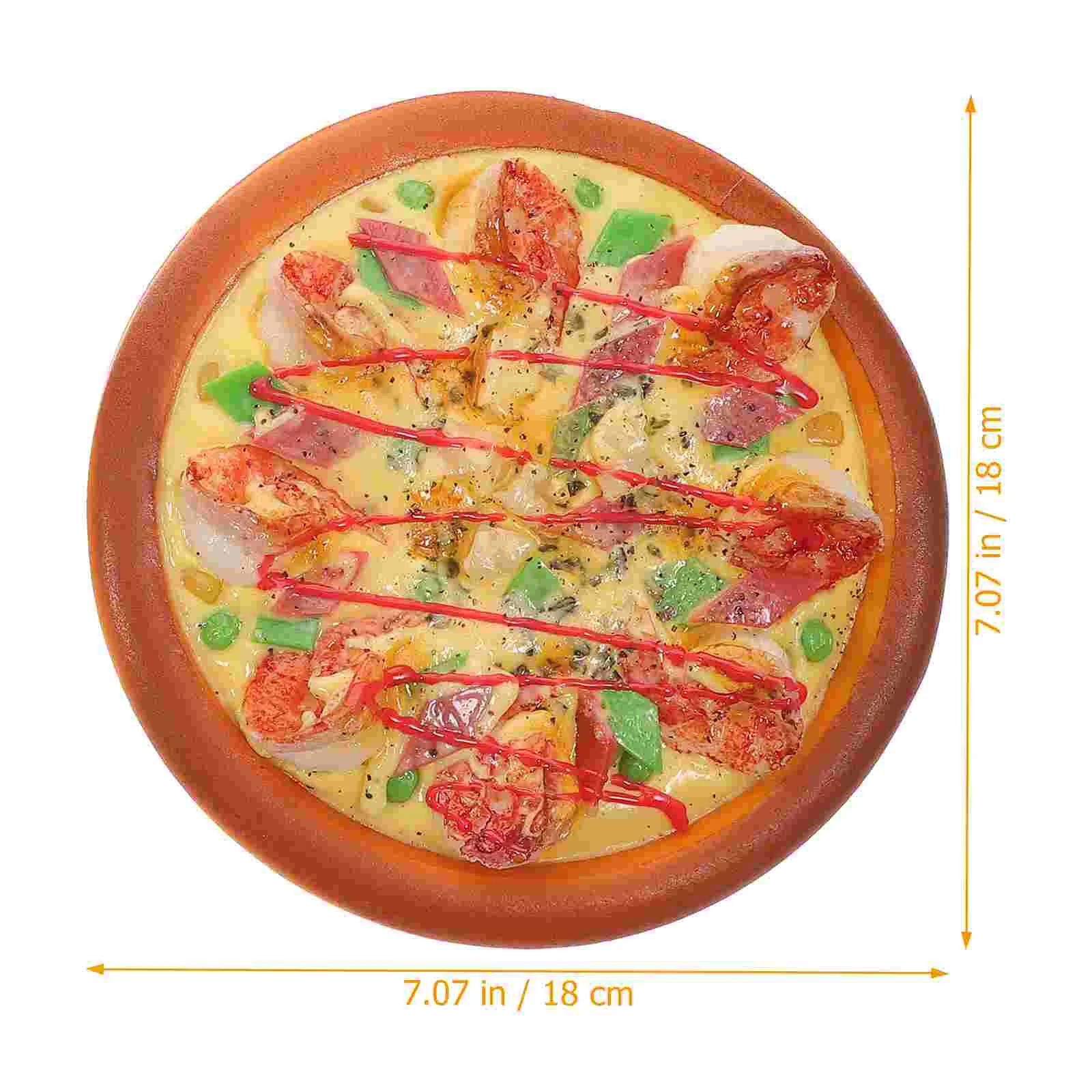 Lebensmittel Fotografie Prop Simulation Pizza Modell Holzspielzeug Kind Künstliches Dessert