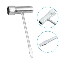 Spark Plug Socket Wrench 13mm and 19mm Stainless Steel Wrench for Petrol Chainsaws and Brush Cutters Garden Machinery Wrench