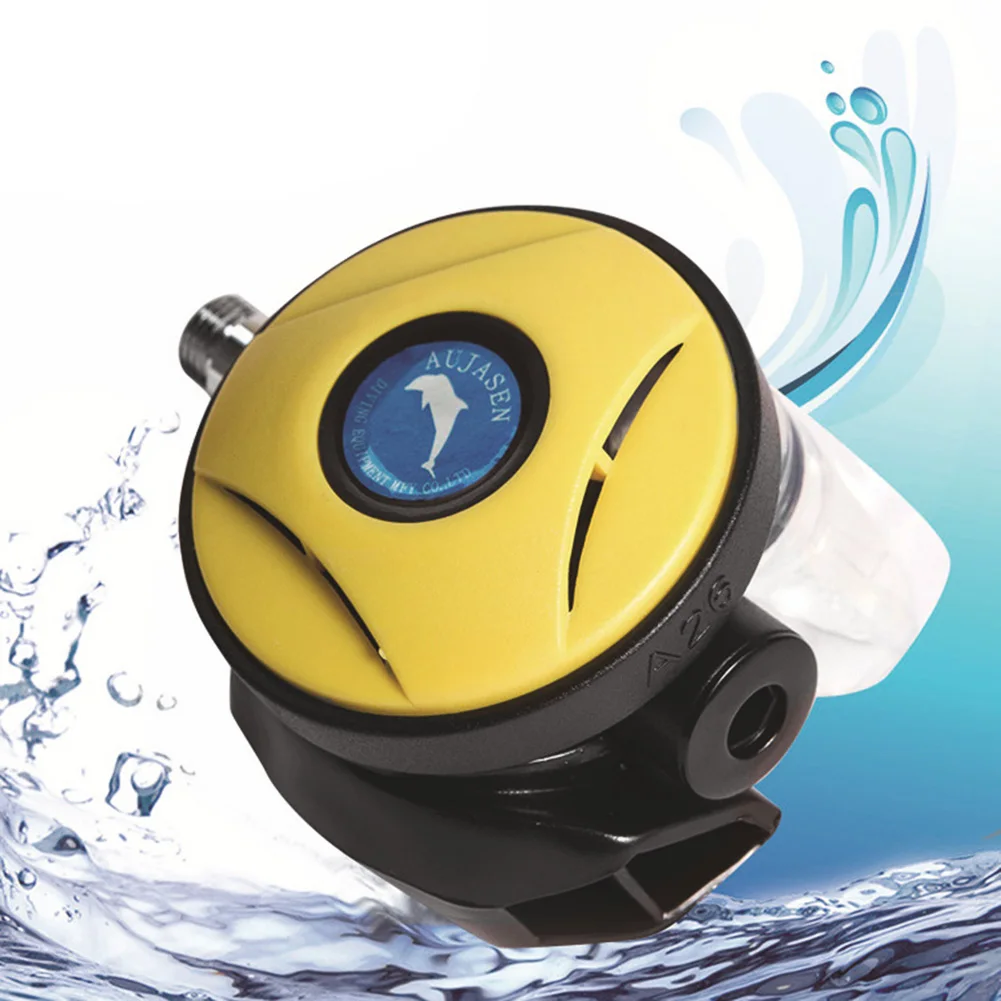 Scuba Diving 2Nd Stage Regulator Professional Underwater Scuba Dive Octopus Diving Regulator Equipment Accessory-Yellow