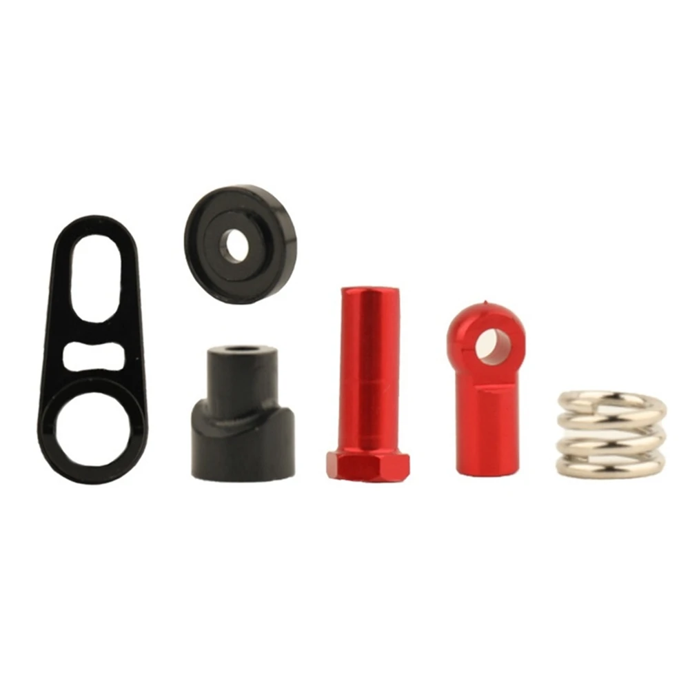 BON ~ Ensemble d'économie de servo à 2 vitesses en métal AXI 252025   Pour Axial SCX6 1/6 RC voiture sur chenilles mises à niveau pièces accessoires, noir