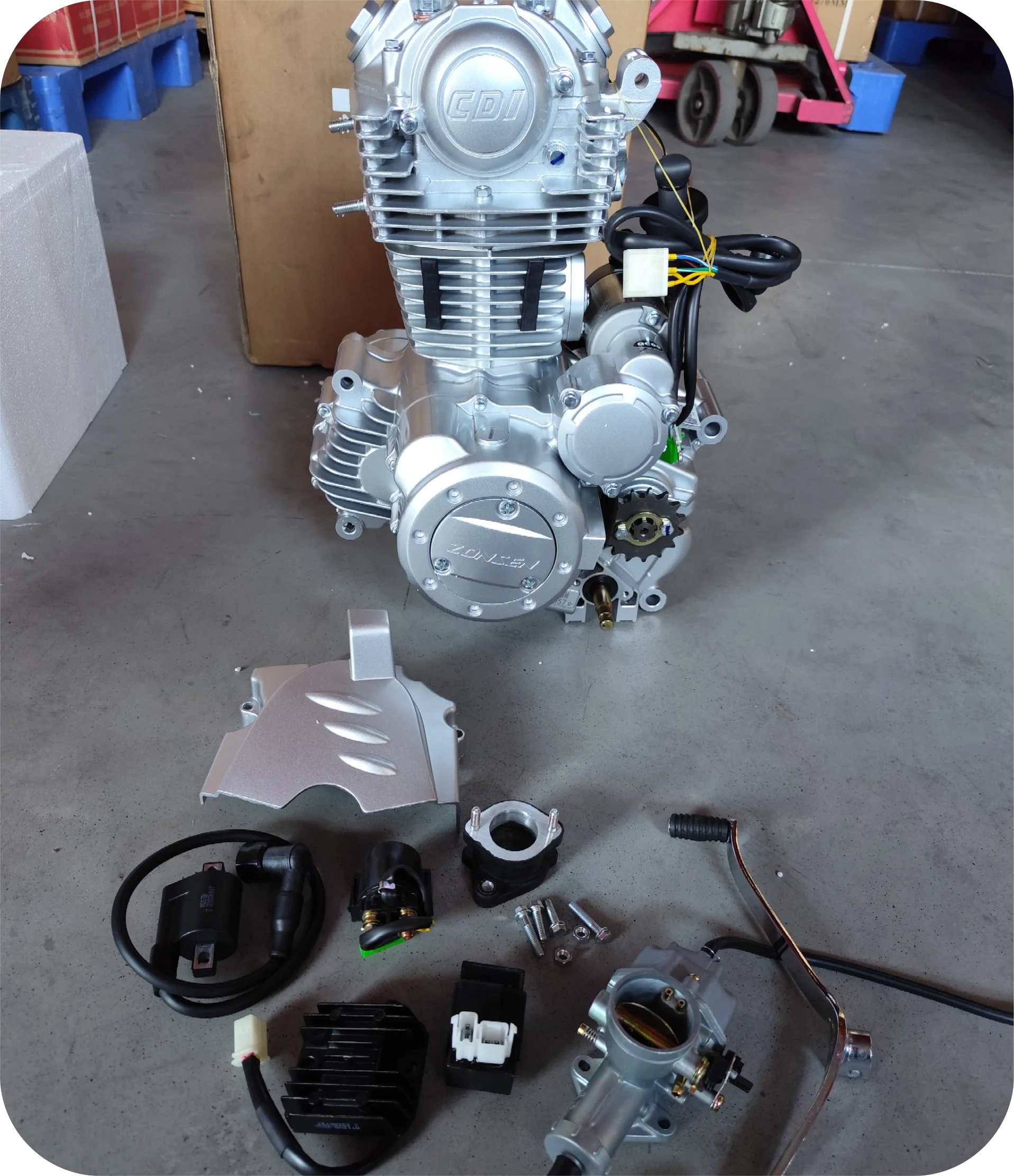 

Мотоцикл для мотокросса Zonsen Zs165FMM 250 куб. см с балансирным валом и электростартером CBB250