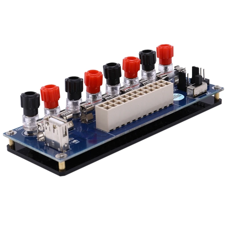 Electric Circuit 20/24Pins Atx Benchtop Computer Power Supply 24 Pin Atx Breakout Board Module Dc Plug Connector With Usb 5V Por