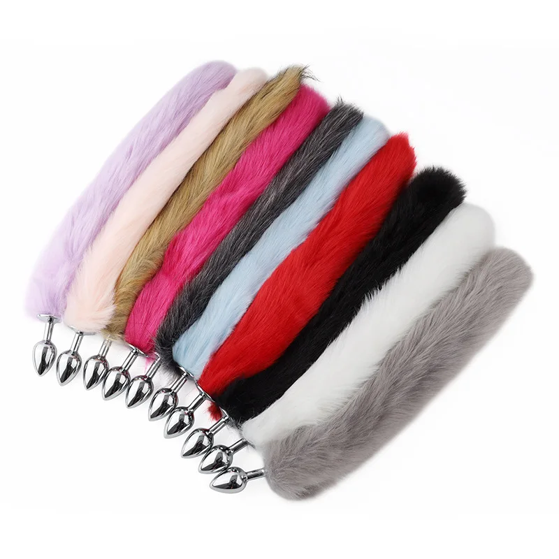 1 قطعة ، BDSM متعددة الألوان ذيل الثعلب المكونات الشرج ، ذيل أرنب بعقب المكونات ، لعب الأدوار متعة الكبار ، الرجال والنساء الجنس ل #2