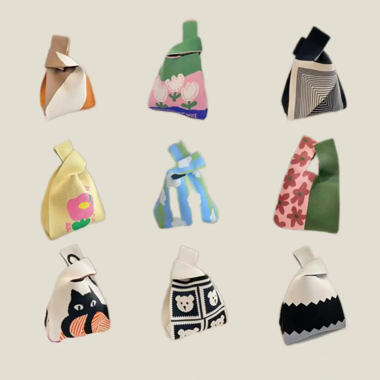 

Knitted Bag Handbag Bucket Bag Tote Bag Tote Bag Knitting Bags Bags Bags Ladies Bags Women Bags Vest Bags Simple Accompaniment