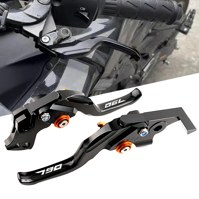 

2025 New Brake Clutch Lever Motorcycle CNC Adjustable Brake Clutch Levers Accessories For KTM 790 Adventure Adv 790Adv 2021-2025