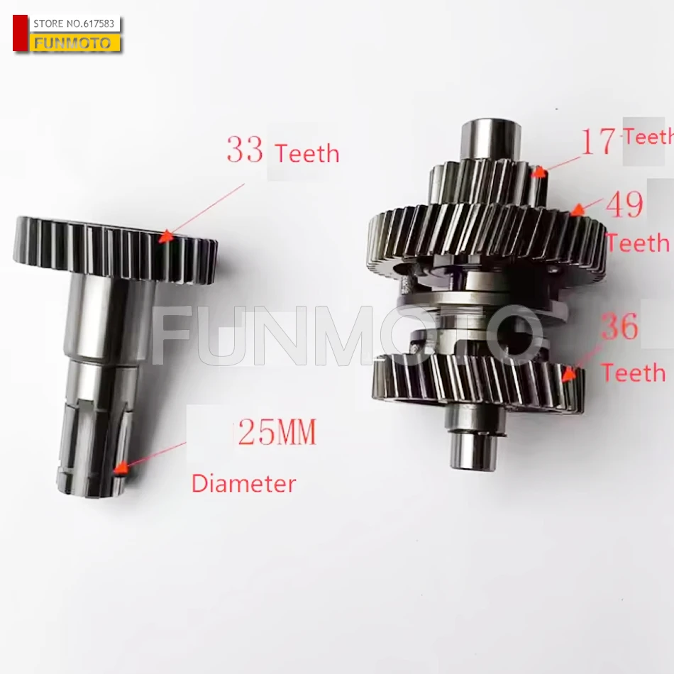 Output Shaft and Gearshift Shaft suit for JINLANG300/GY6