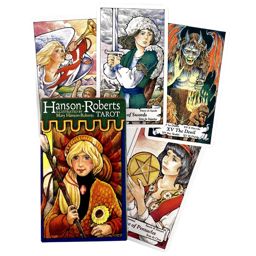 

Карта Таро Hanson Roberts Tarothans Fate Divination Семейная вечеринка Бумажные карты Игра Таро и различные варианты Таро