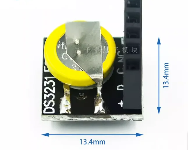 10 قطعة DS3231 وحدة ساعة الوقت الحقيقي 3.3 فولت/5 فولت مع بطارية لراسبيري بي