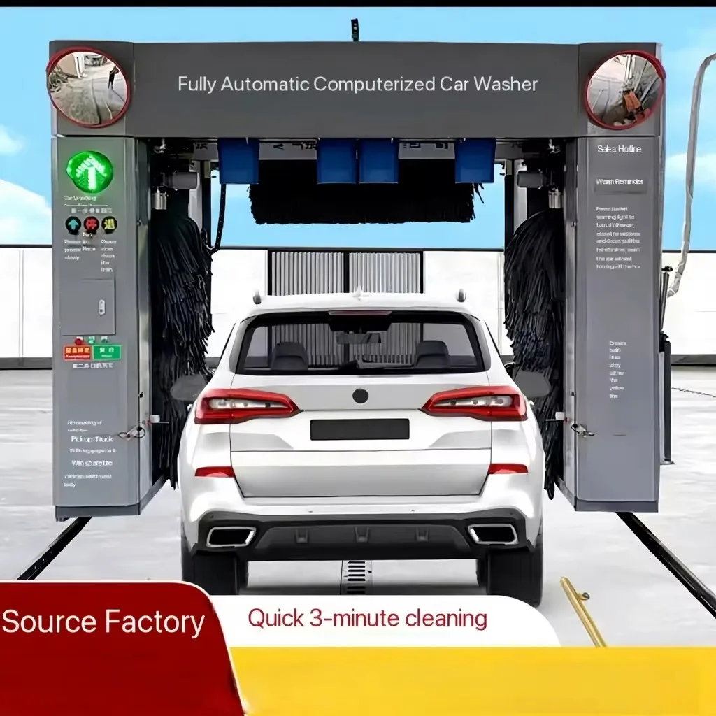 Fully Automatic Computer Car Washing Machine Tunnel Type Gantry Round-trip Large Commercial Station Equipment Yongjian