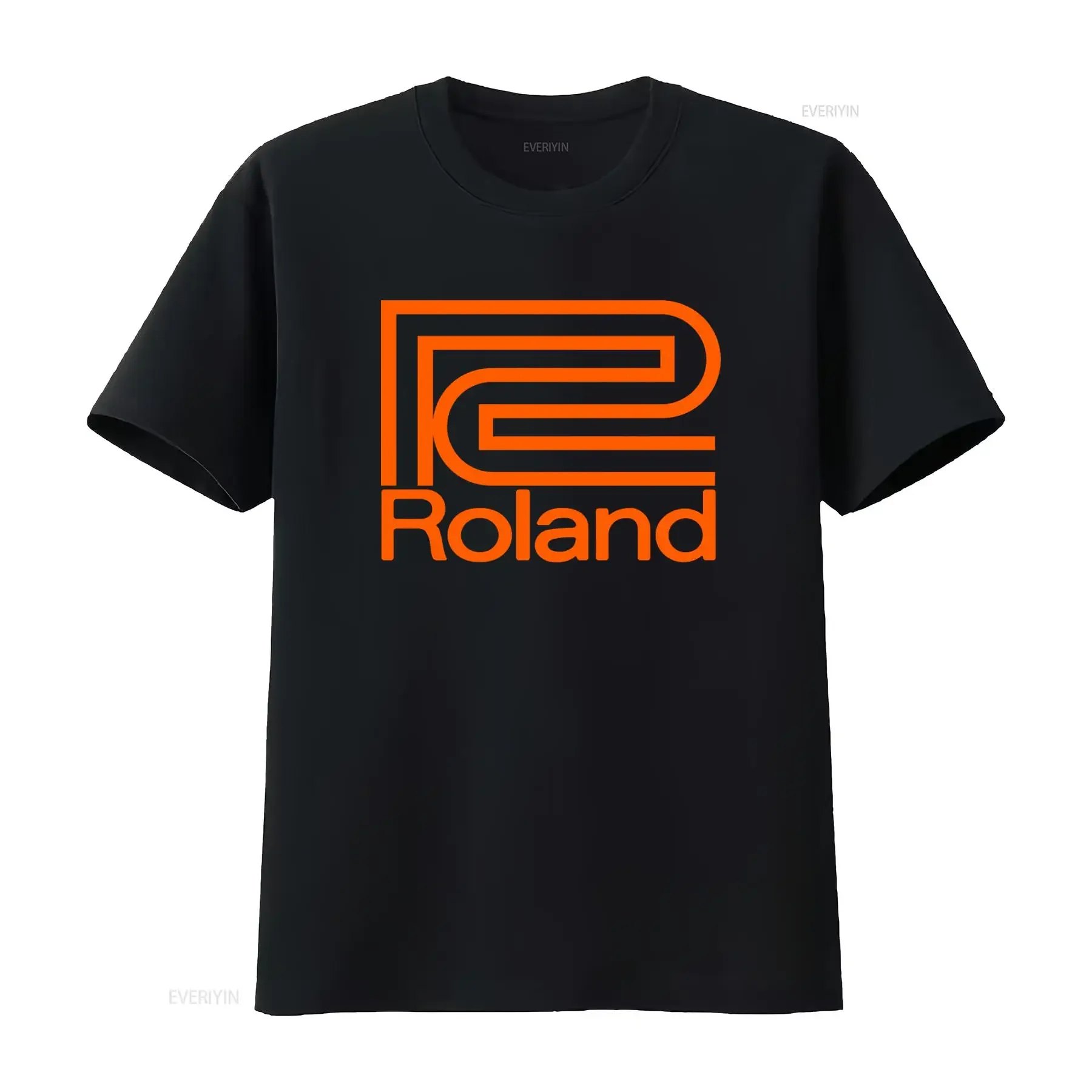 Roland Synthesizer Logo Retro Style T Shirt for Music Lovers vintage Washed Comfortable Breathable Stylish Versatile Unisex