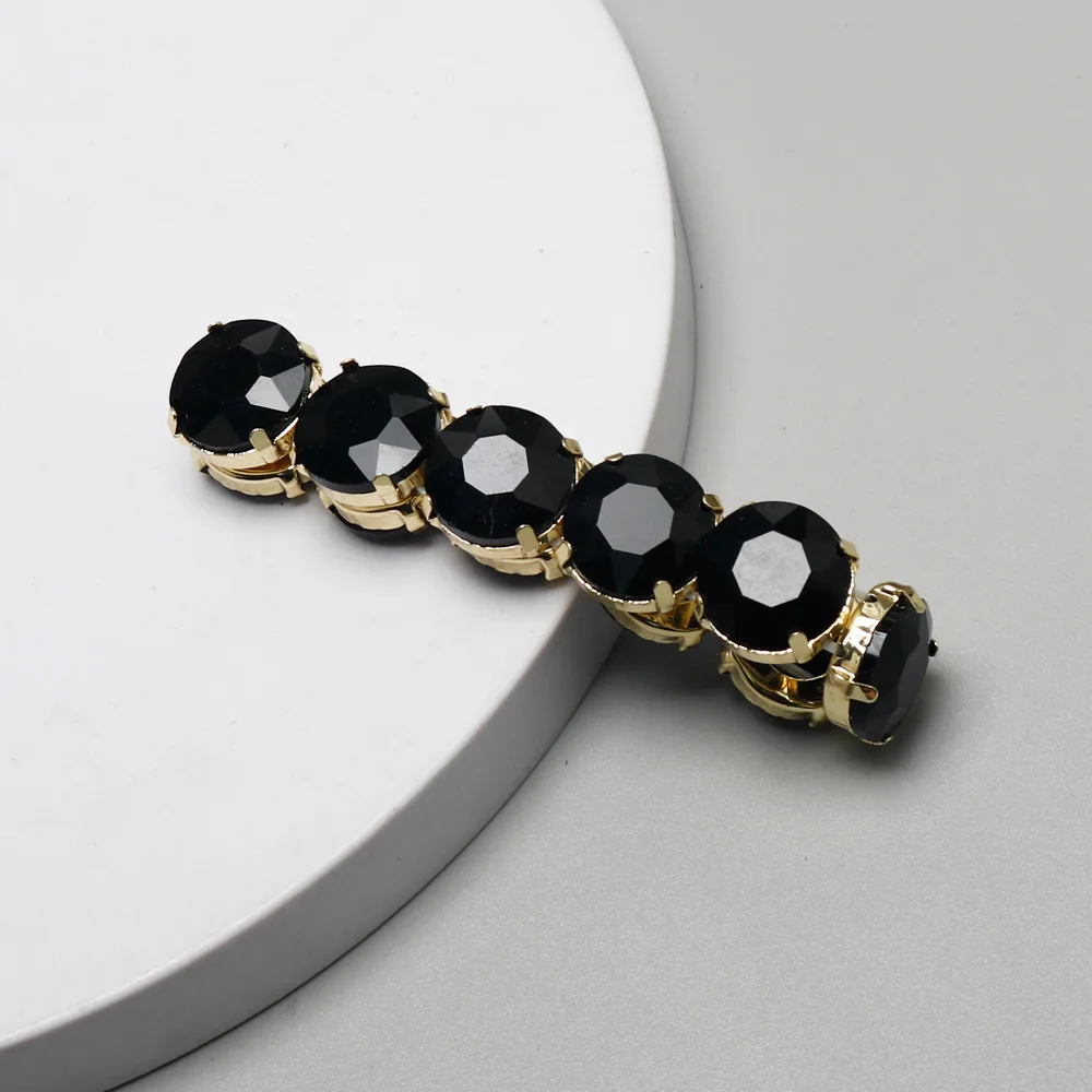French Luxury Exquisite Design Light Full Diamond Elastic Bracelet Creative Gemstone Geometric Alloy inlaid Diamond Bracelet