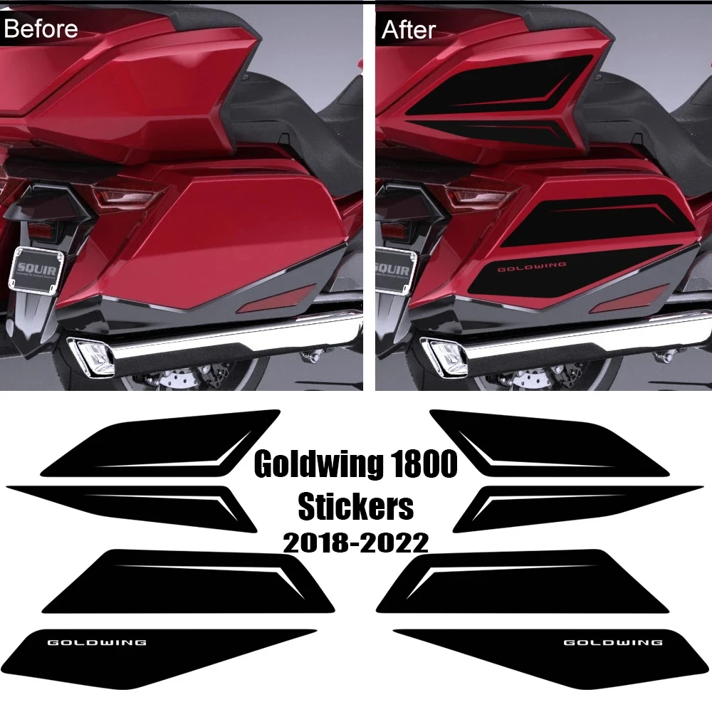 GL 1800 Goldwing 1800 Motorcycle Sticker Trunk Sticker Luggage stickers Luggage protection mat For Honda GOLDWING1800 2018-2022