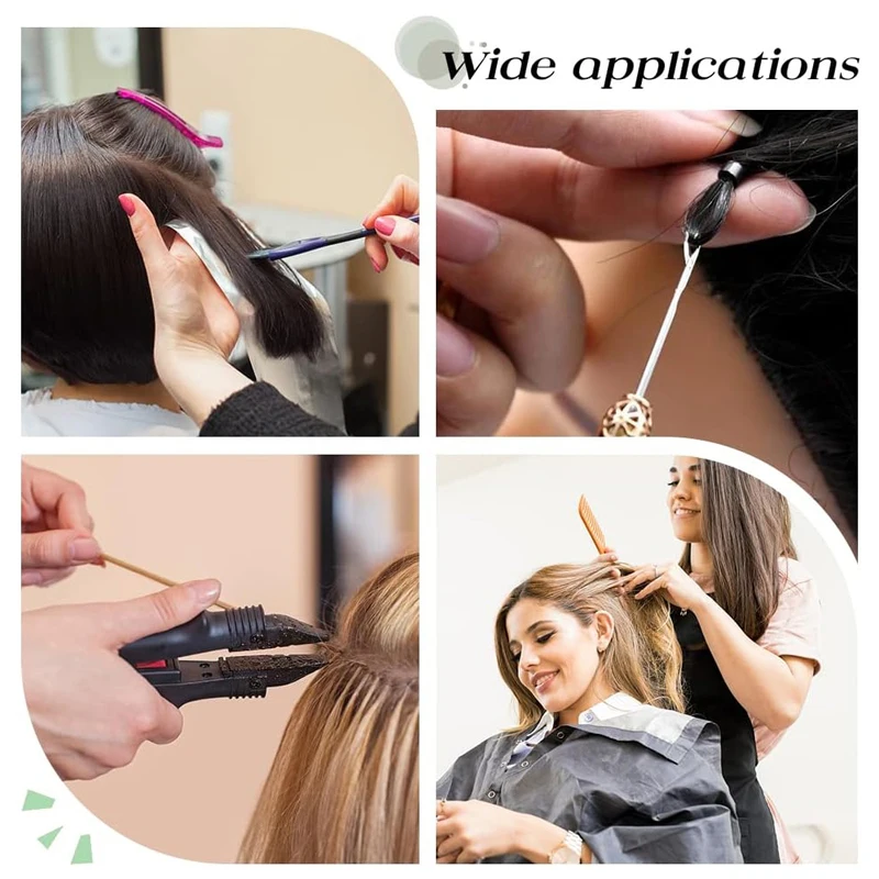 

5 шт./лот, деревянные спицы для вязания крючком для Jumbo, плетение волос, дреды, крючок с микрозащелкой, инструменты