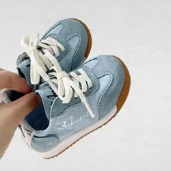 Size 15-25 Baby Shoes Autumn Soft Sole Boys' Toddler Shoes 0-1 Year Old Female Infant Casual Board Shoes Beige Yellow Blue