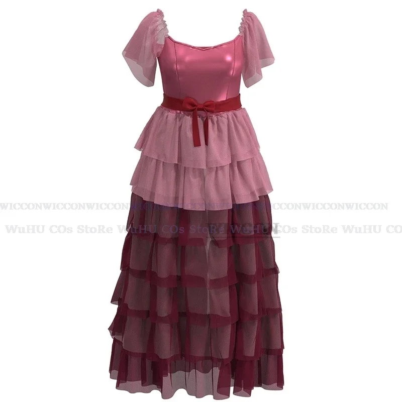 Hermine Frauen rosa Kleid Prinzessin Granger Cosplay Kostüm Halloween Maigc Schule Party Performance Kleidung Lolita Abendkleid