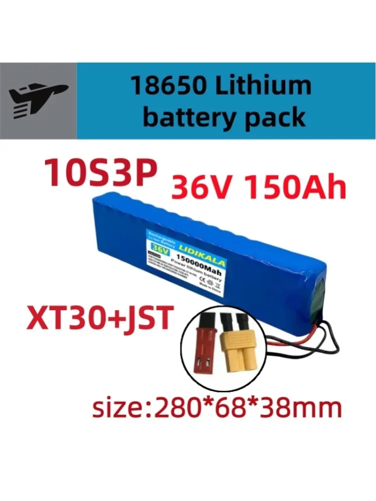 2026 Upgrade 36V 150000mAh 10S3P 36V Elektroroller-Akku 36V Batterie für Roller 18650 Lithium M365 Elektroroller