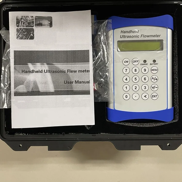 TLF بطارية قابلة للشحن اردوينو مقياس التدفق بالموجات فوق الصوتية يده مقياس التدفق بالموجات فوق الصوتية Tuf 2000 مقياس الجريان مقياس تدفق المياه