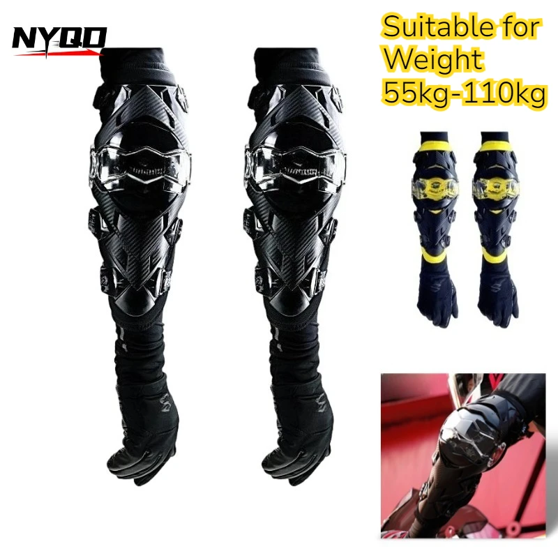 Motorcycle Elbowpad Guards - Motocross Protective Gear for Off-Road, Street, Dirt Bike & ATV Racing for Men