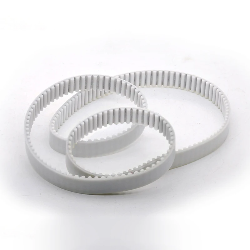 1Pcs Perimeter 1119-1269mm HTD3M PU with Steel Core Timing Belt Width 10mm White Polyurethane Closed Loop Gear Belt