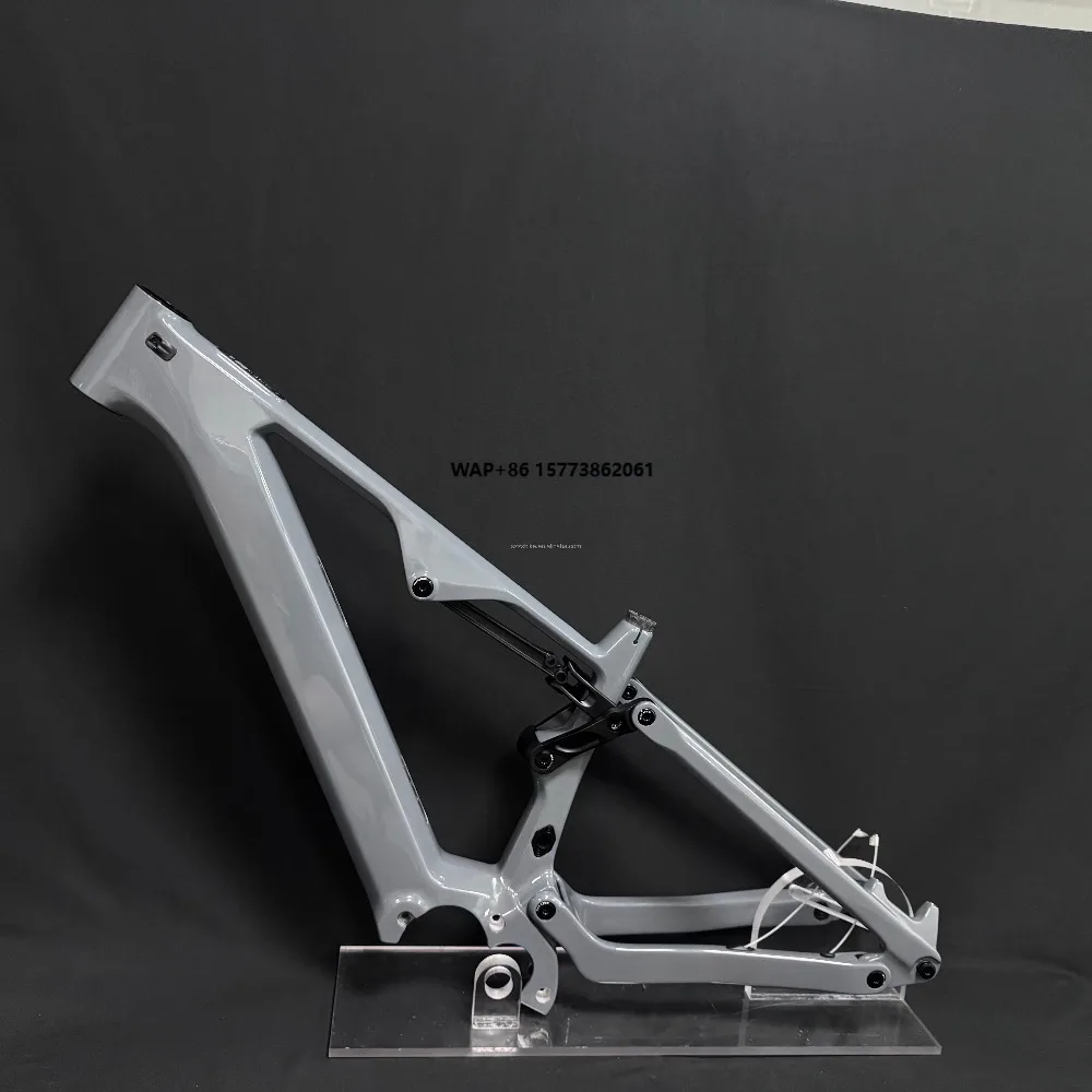 

Рама электронного велосипеда из углеродного волокна с полной подвеской для двигателя Bafang M560/510, 48 В, 835 Втч, для шоссейных велосипедов