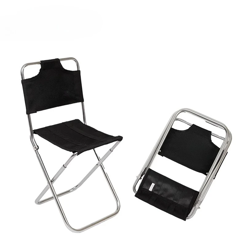 

Outdoor folding chair camping backrest pony thickened picnic chair portable