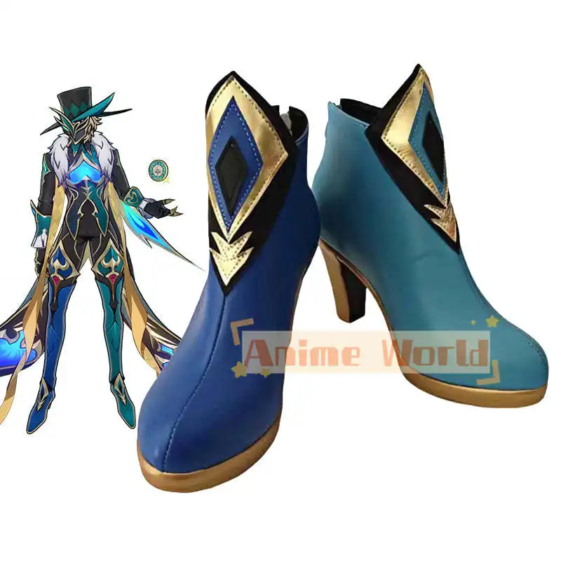 

Honkai: Star Rail Aventurine Ten Stonehearts: Aventurine of Stratagems Cosplay Shoes Halloween Carnival Boots Custom Made