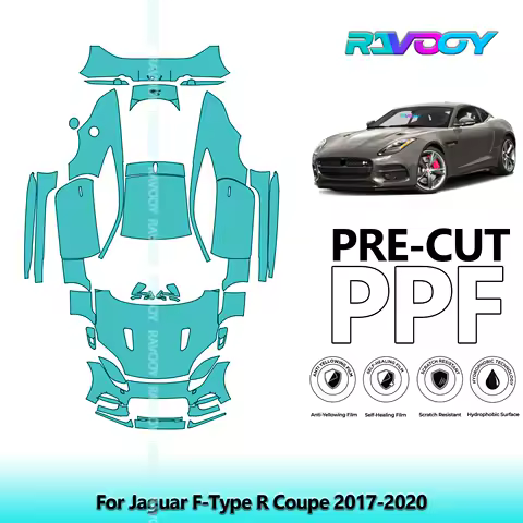 8.5Mil Precut PPF Paint Protection Film Full Vehicle For Jaguar F-Type R Coupe 2017-2020
