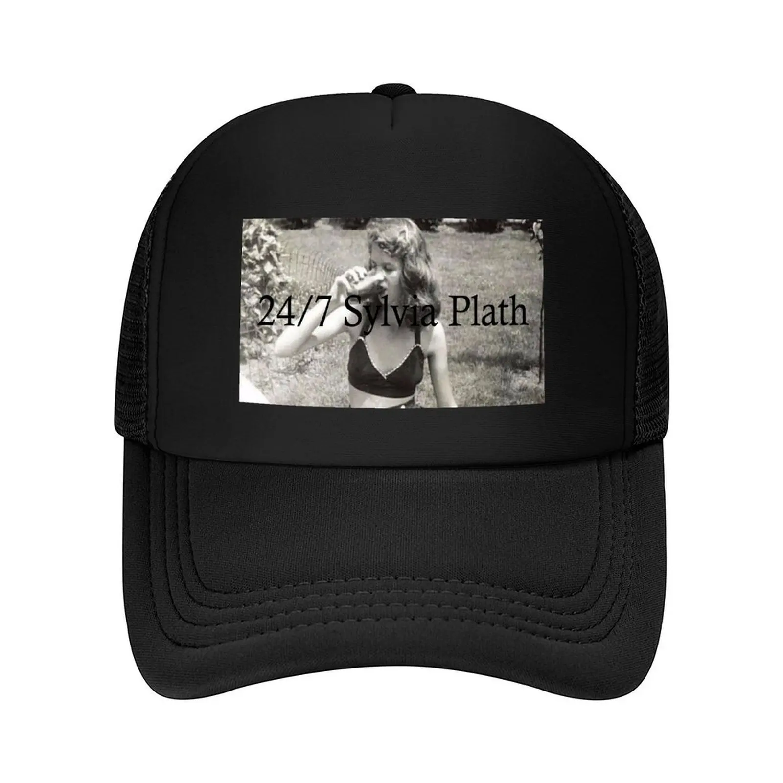 

24/7 Sylvia Plath Baseball Cap Trucker Cap cute Ball Cap funny hat Golf Women Men's