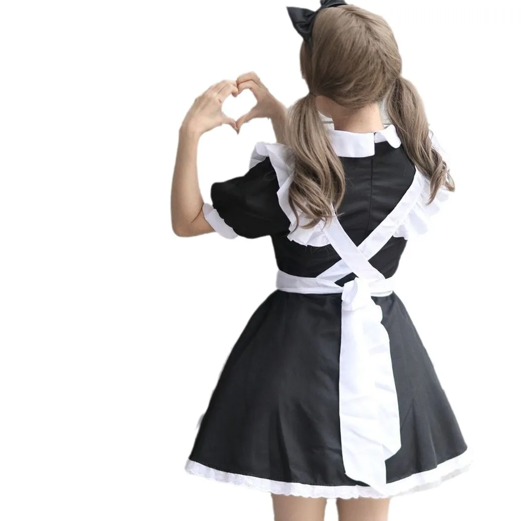 新しい不思議の国のアリスコスプレメイド衣装ローリーン衣装女性 orm 2023 夏中国製レディースセット学生作業服