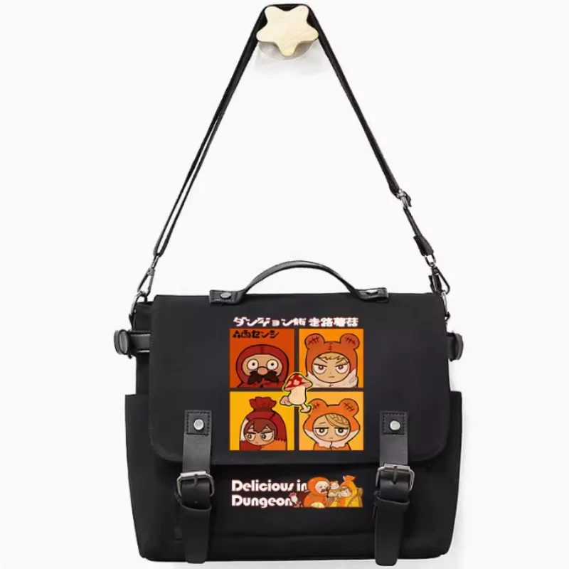 Anime Delicious in Dungeon Bag Unsix Fashion Casual Teenagers Crossbody Student Messenger Handbag B1633