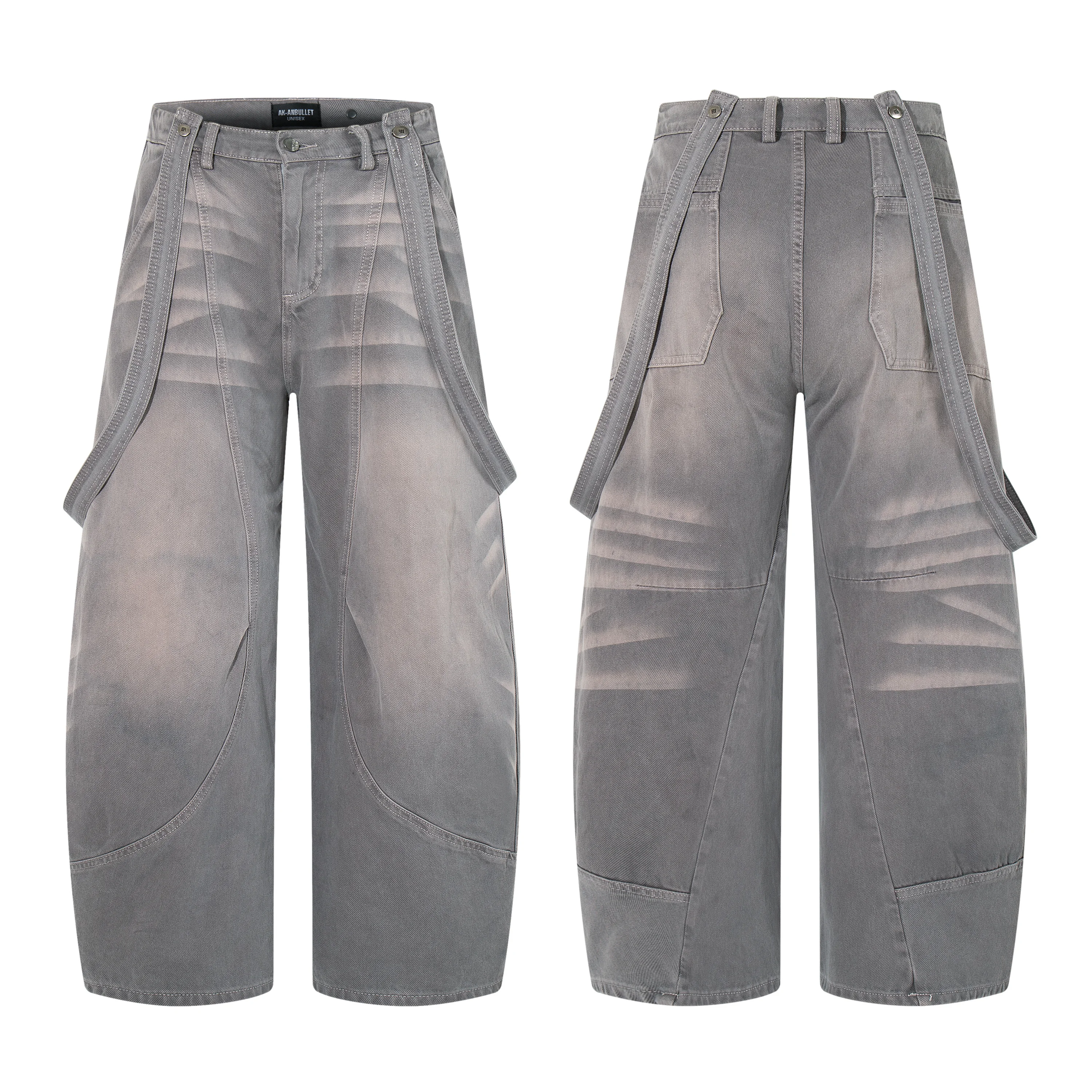 

AL88037 BLCG Джинсы с высокой талией, суперкачественные, свободного кроя, из плотного денима, унисекс, модные, стильные, с ручной росписью