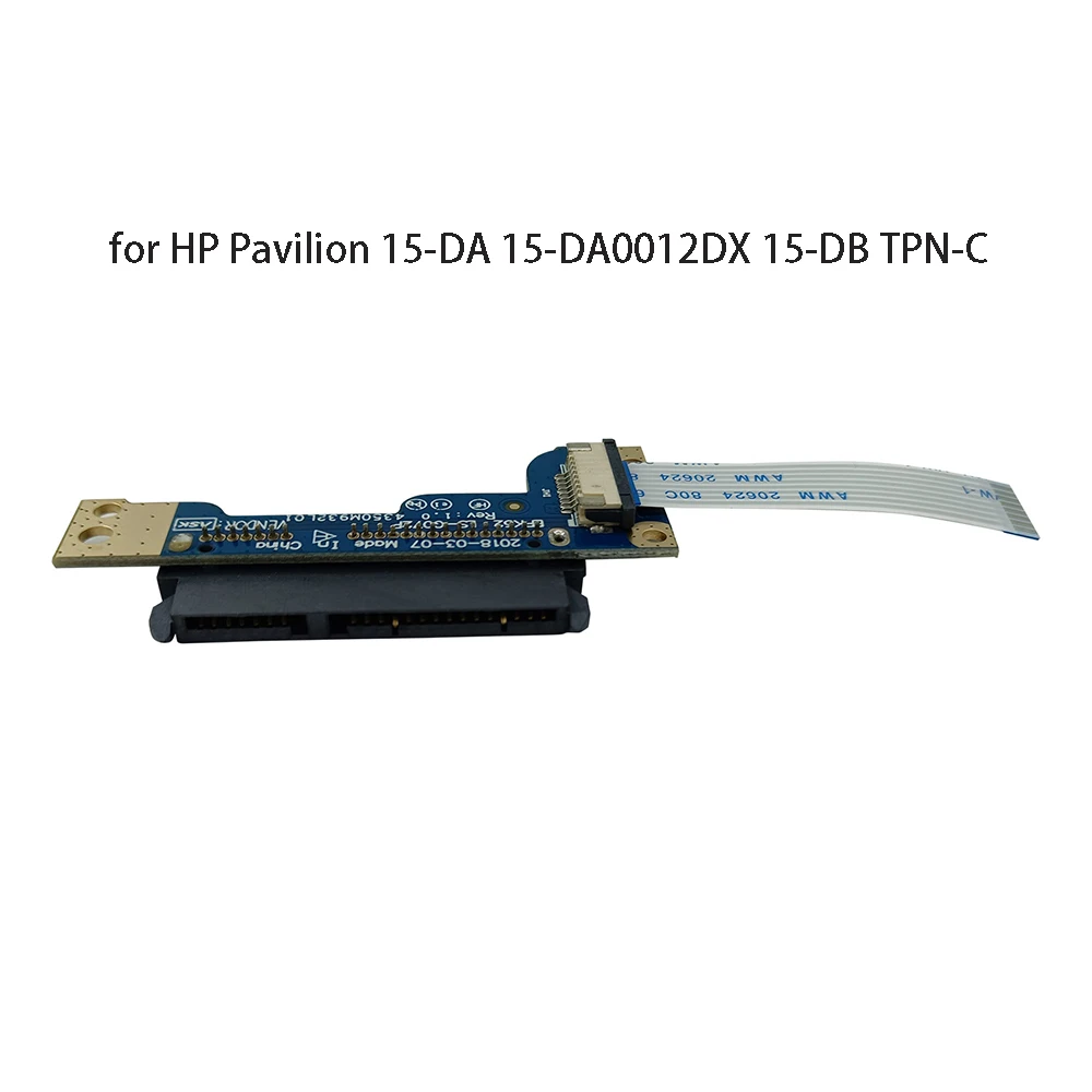 

HDD Connector for HP Pavilion 15-DA 15-DA0012DX 15-DB TPN-C135 LS-G072P SATA Hard Drive Connect Adapter SSD Flex Cable Connector