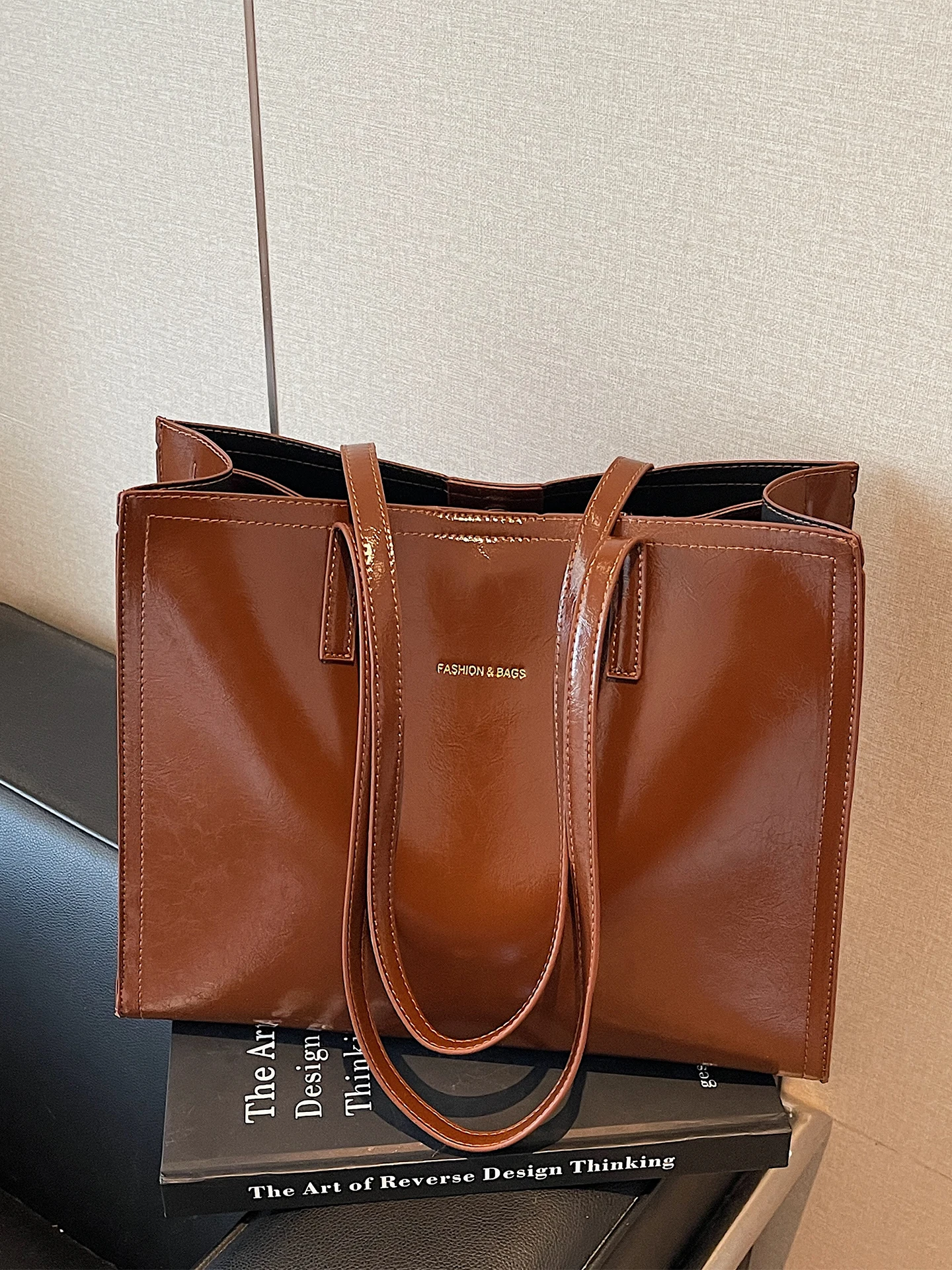 

Кофейно-коричневая женская сумка, прямоугольная сумка высокого качества из искусственной кожи, сумки через плечо, стильный винтажный женский кошелек большой вместительности с буквами