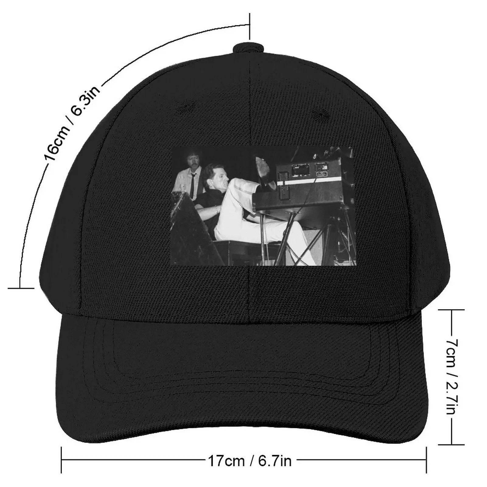 Jerry Lee Lewis BW Photograph Baseball Cap foam party Hat Military Cap Man Women's Hats 2025 Men's