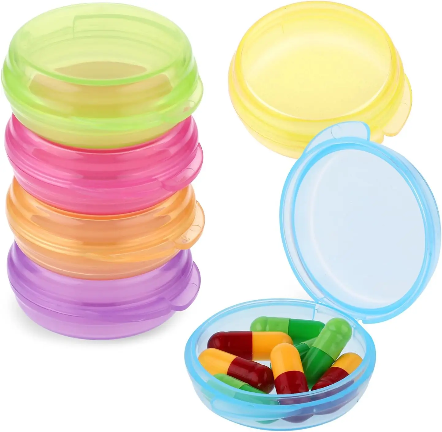 

6 упаковок, маленькие дорожные контейнеры для таблеток