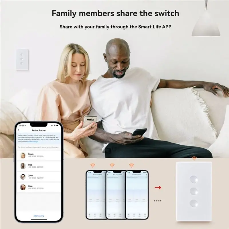 AC23-Zigbee White Smart Touch Switch 110-240V 2.5D Concave Style Zigbee3.0 Signal Repeater Work With Alexa Google Home 2 Gang