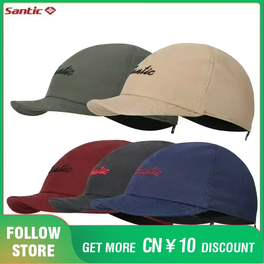 Santic Cycling Hat MTB Sports Cap Spring Summer Breathable Quick-Drying Bicycle Riding Running Sun Protection Sun Hat