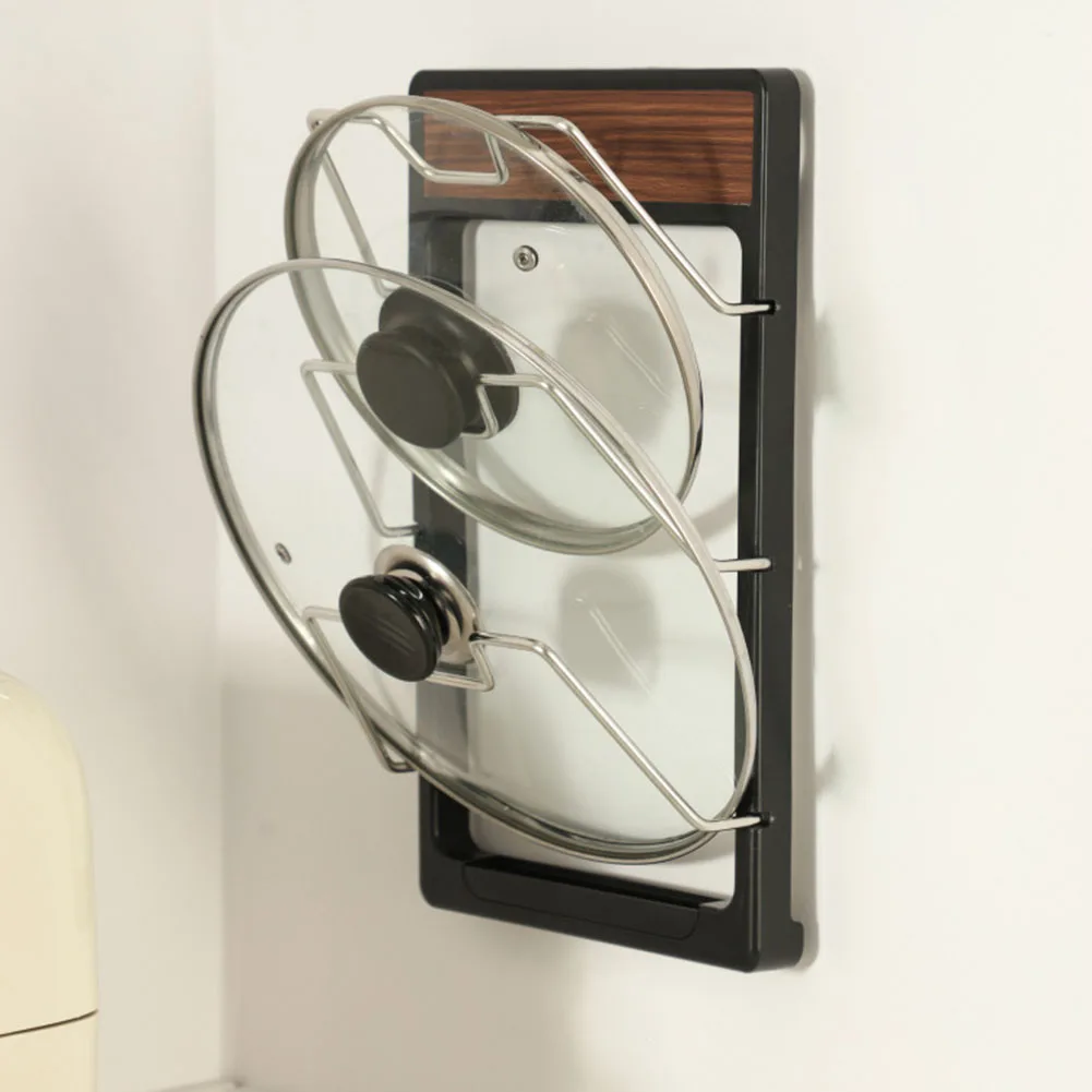 

Elegant Walnut Kitchen Rack Multi Layer Storage Solution for Organized Kitchen Essentials with Non Punching Installation