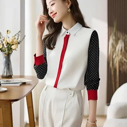 New elegant Women Blouses ladies shirts Blusas Mujer Long Sleeve Shirts causal Tops
