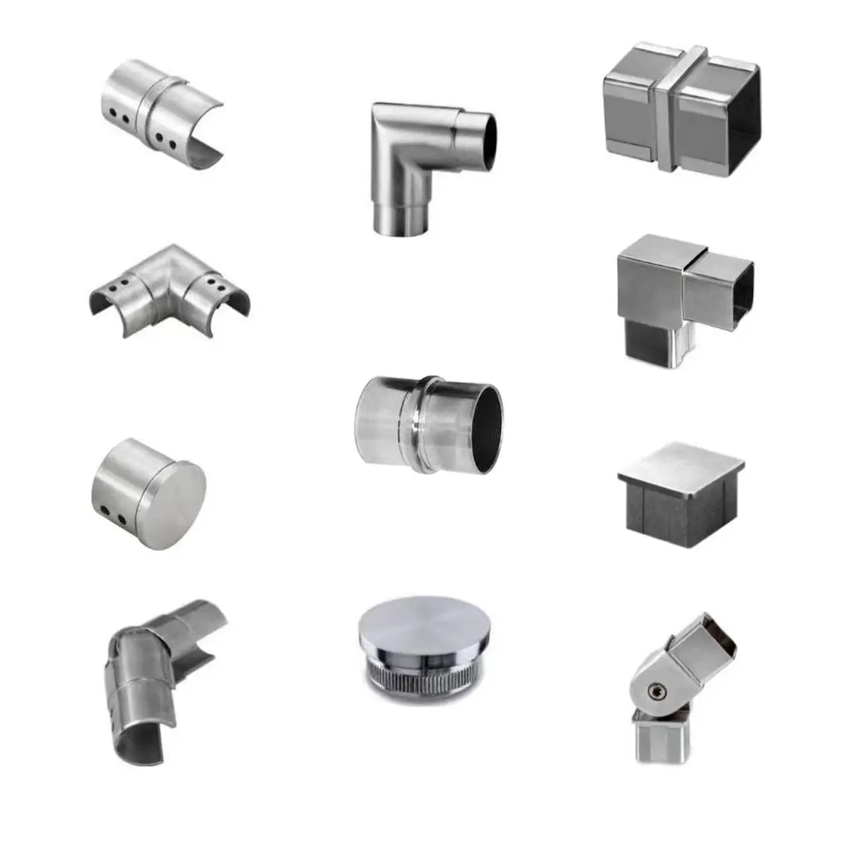 カスタマイズ可能なモダンデザイン、工場直送のガラス製手すり、ステンレス製手すり管付き手すりシステム