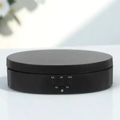 1Pcs 360 Degree Chargeable Automatic Rotating Display Stand Powerful Small Stable Jewelry Display Holder for Product