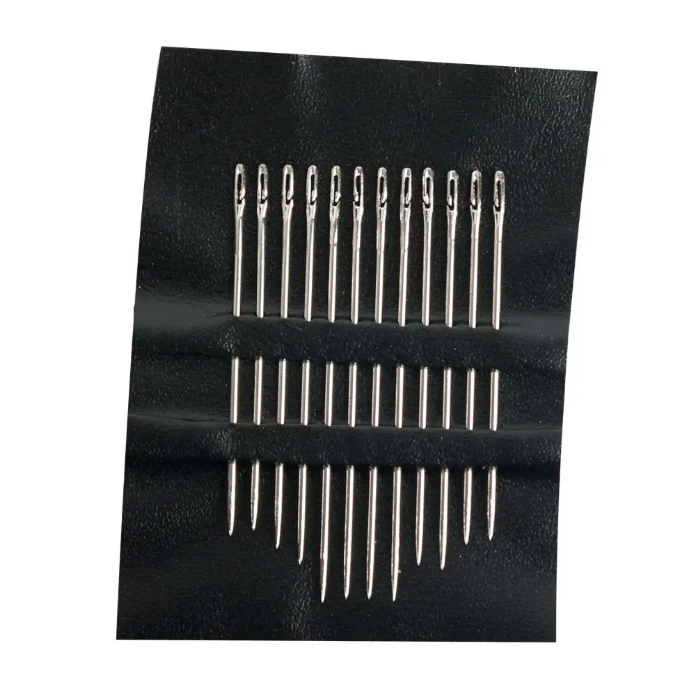 

12Pcs Side Hole Blind Needle Multi-size Stainless Steel Sewing Needles Easy-thread Diy Threading Needles Elderly