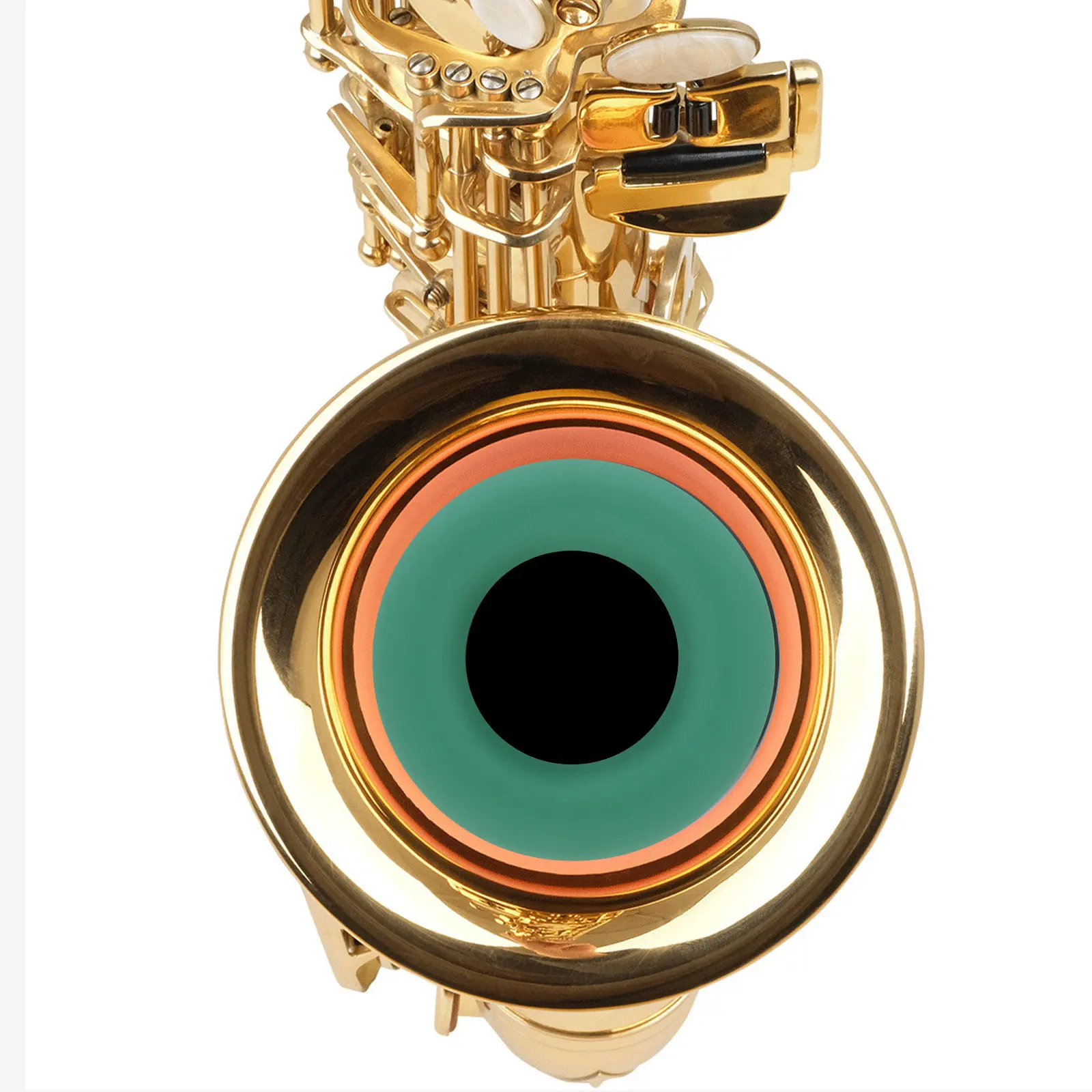 Alto Sax Mute Made of Premium Silicone Dampens Sound Efficiently Lowers Tone Reduces Unpleasant Overtones Ideal for Home