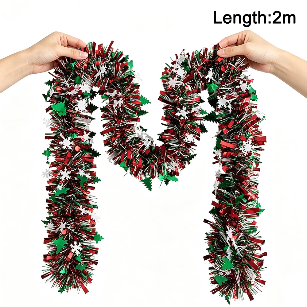 Guirnalda de Navidad de 2/4/6/ - Tinsel Garland Decoration reseña y precio