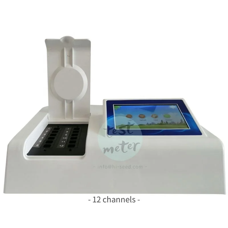 8 channel  multifunctional food safety fruit vegetable portable pesticide residue rapid detector