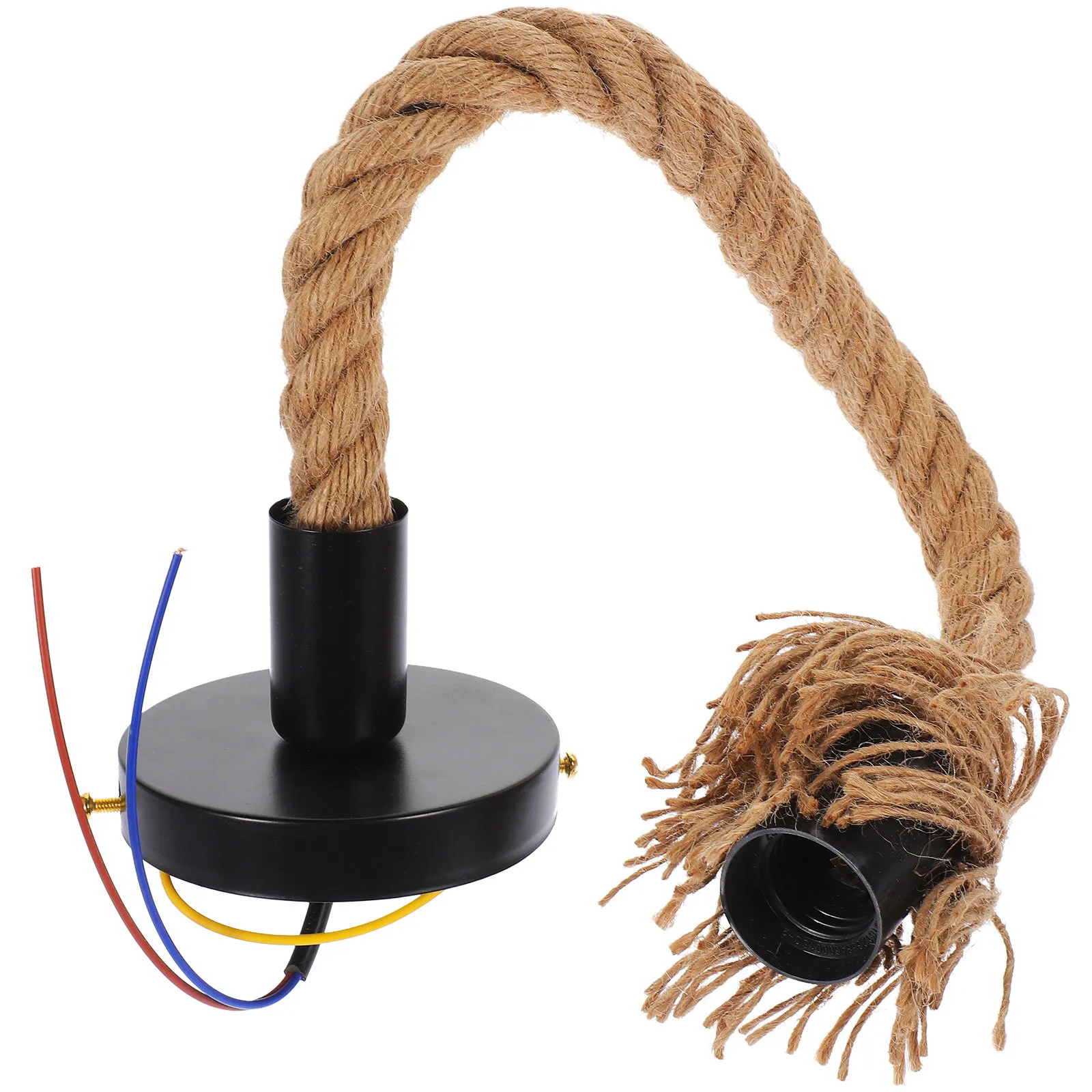 

Подвесной светильник с одной лампой 0,5 м, декоративный, на веревочке, простой монтаж, для дома, офиса, ресторана, кафе, коммерческих помещений