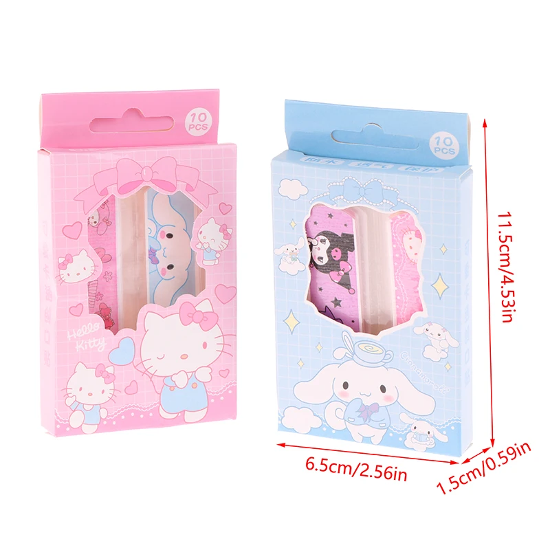 24Pcs Cute Cartoon Anime Band Aid Waterproof Dustproof Breathable Adhesive Bandages First Band Aid Cuts Scratches Band-Aid