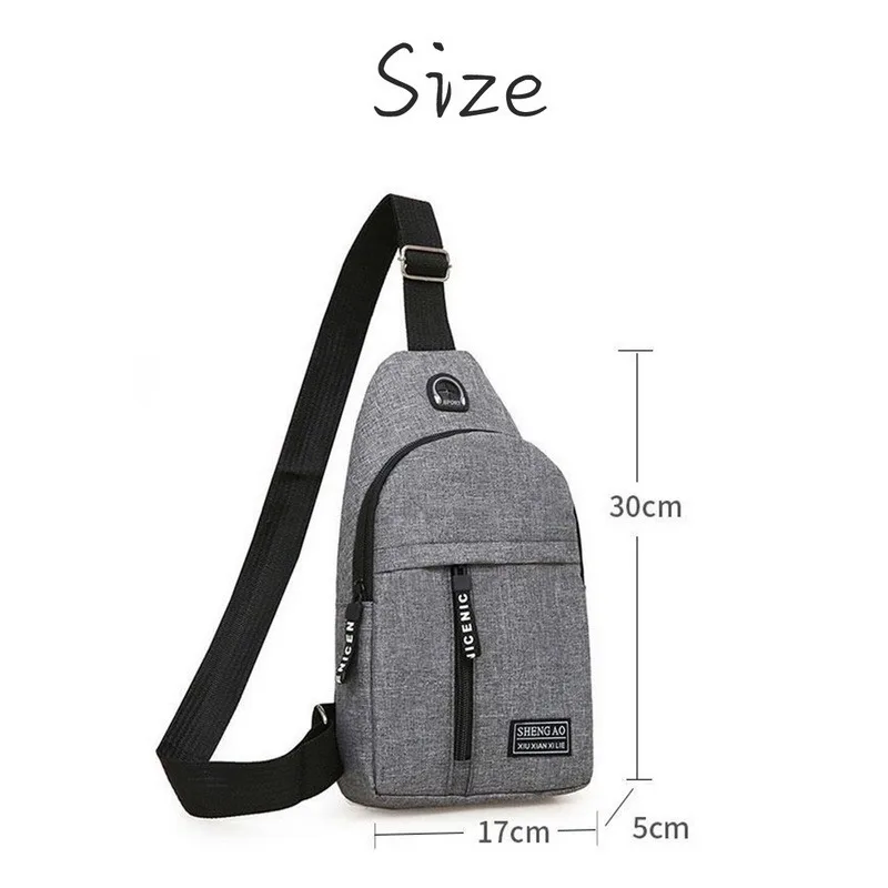 Bolso de pecho con un hombro impermeable para mujer y hombre, mochila cruzada, riñonera cruzada, cinturón para hombre y mujer, lado de plátano