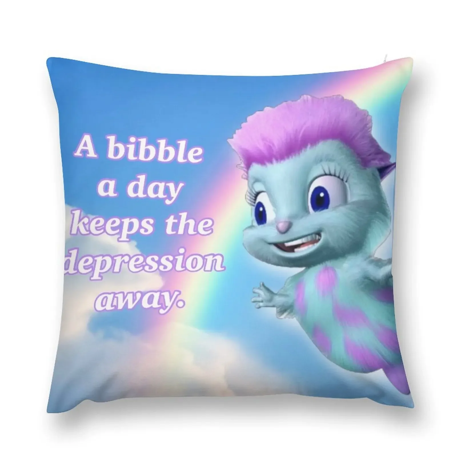 Bibble Motto Throw Pillow Pillow Cases Sofa Cushions pillow